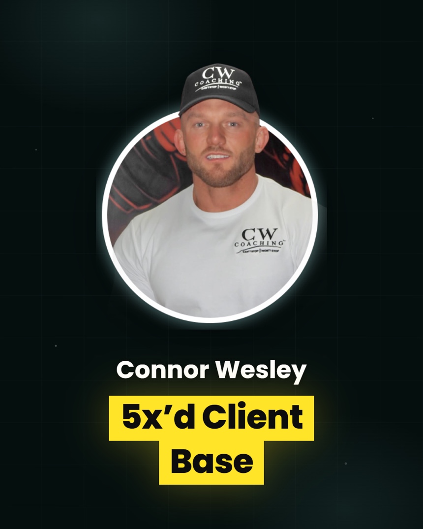 Connor Wesley: five times client base